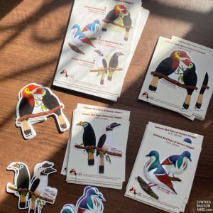 Talarak Foundation Endemic Bird Couples vinyl stickers