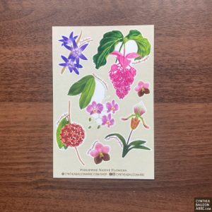 Philippine Native Flowers – Orchids & Epiphytes Vinyl Sticker Sheet