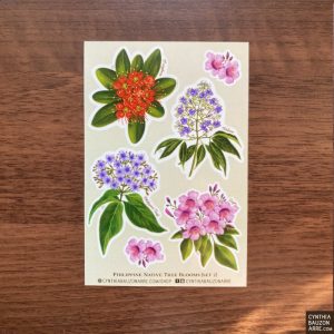 Philippine Native Flowers – Blooms of Native Trees Vinyl Sticker Sheet
