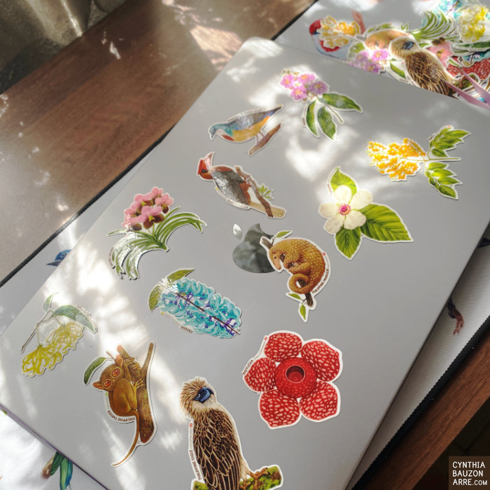 Philippine Endemic and Native Flora and Fauna Vinyl Stickers