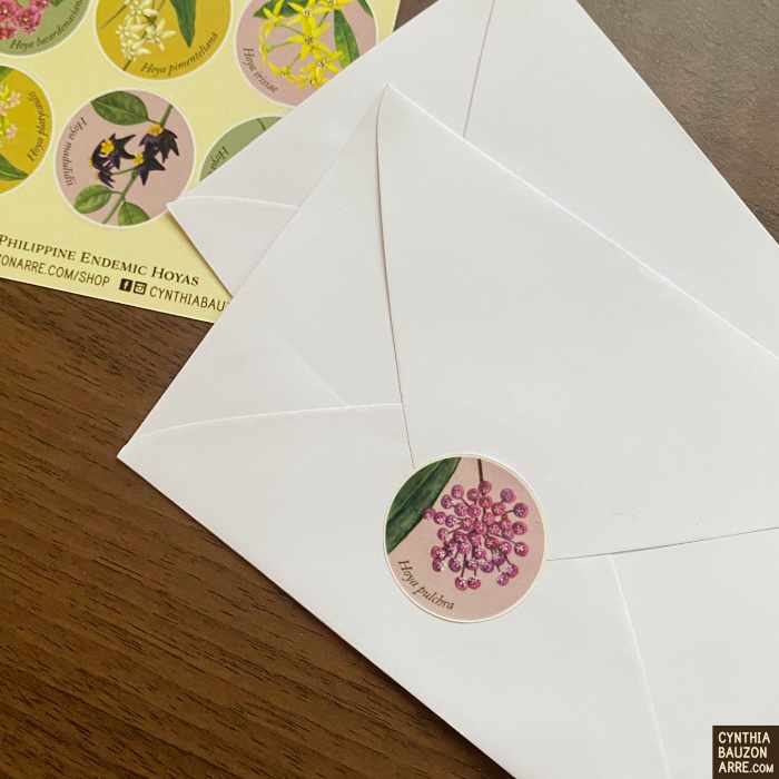 Philippine Endemic Hoyas Daily-Use Waterproof Sticker Seals Sheet - Image 3