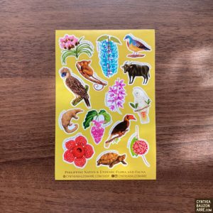 Philippine Native and Endemic Flora and Fauna Stickers