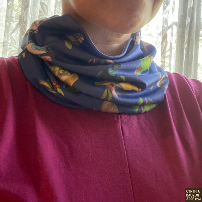 Philippine Native City Birds Neck Gaiter Tube Scarf