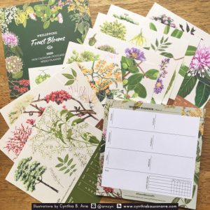 Philippine Forest Blooms Calendar and Notepad