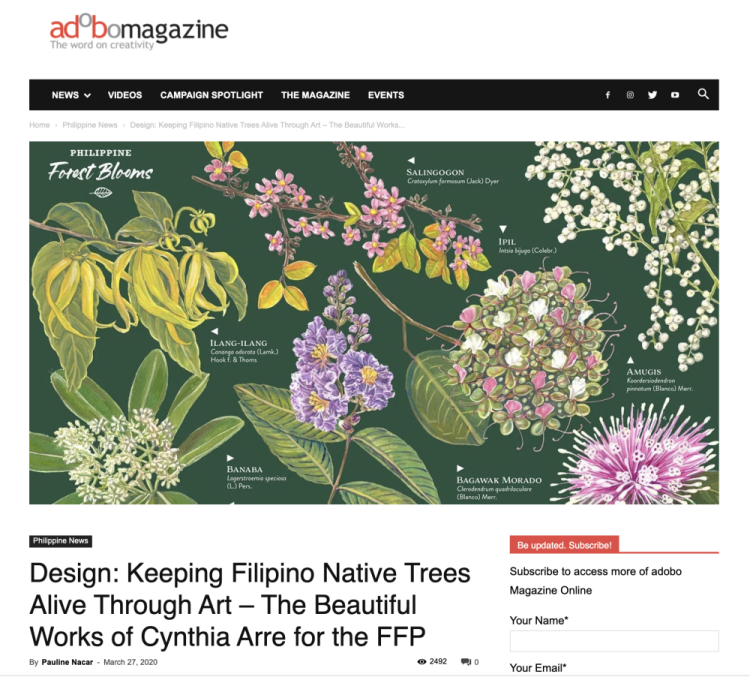 Forest Blooms Ph Adobo Magazine