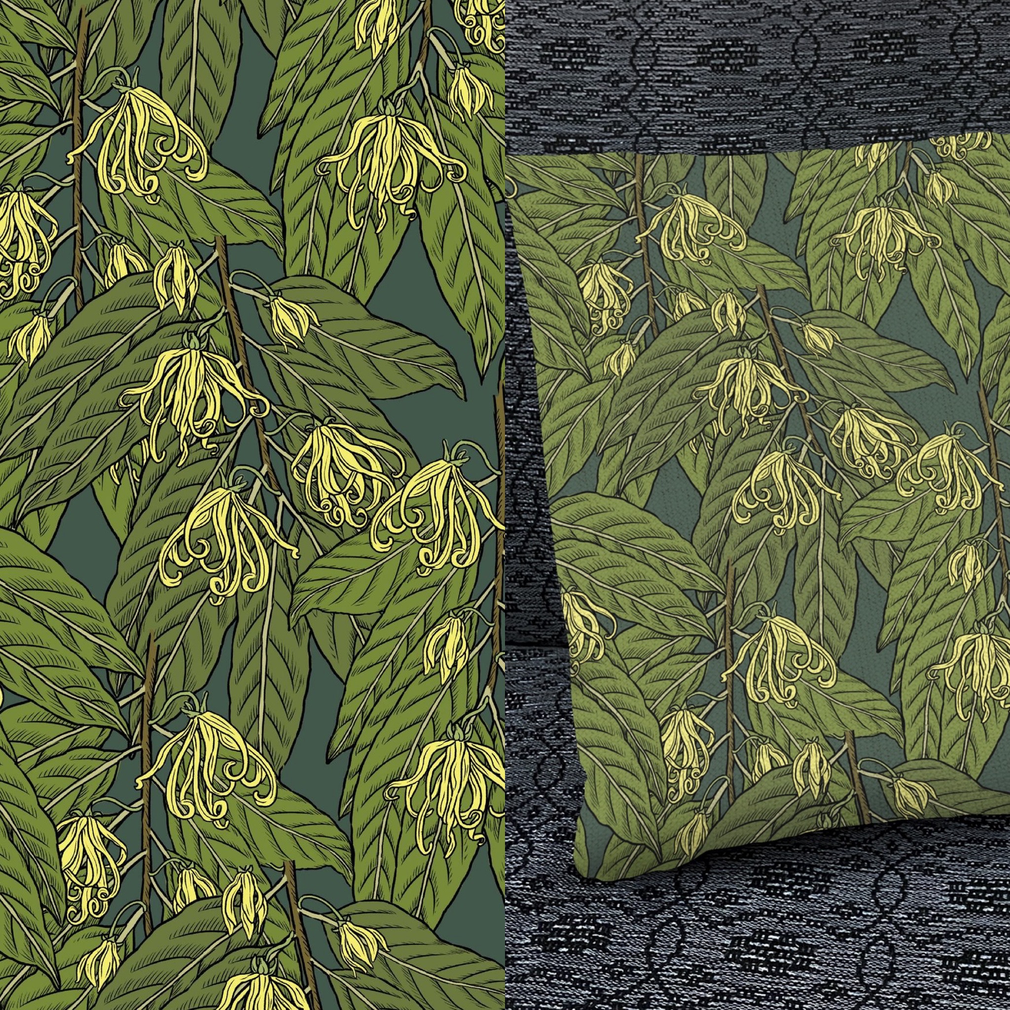 Ilang-Ilang Philippine Native Tree pillows