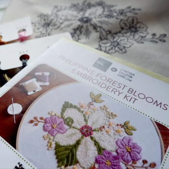 Philippine Forest Blooms Embroidery Kit: A Collaboration with CraftMNL