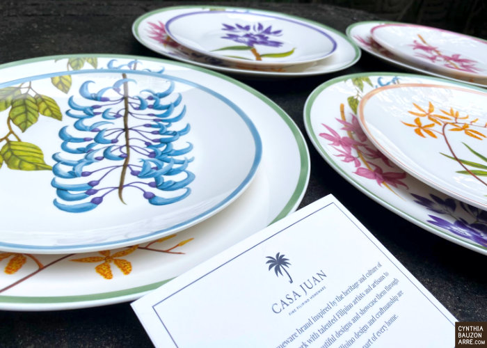 Bulaklak Collection: Tableware for Casa Juan MNL