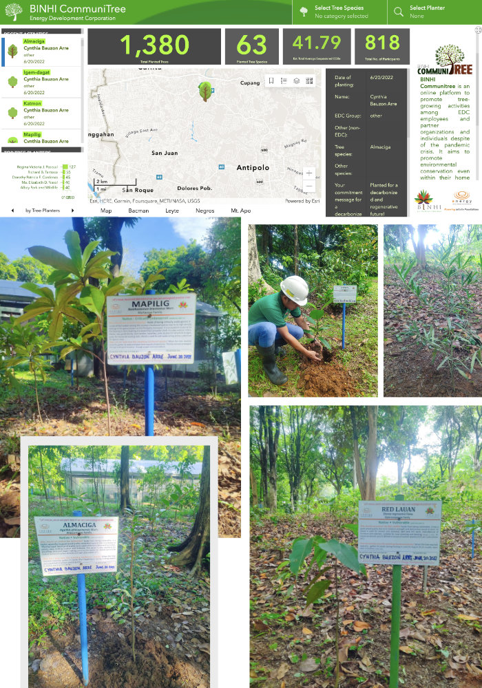 EDC nursery flagship species trees