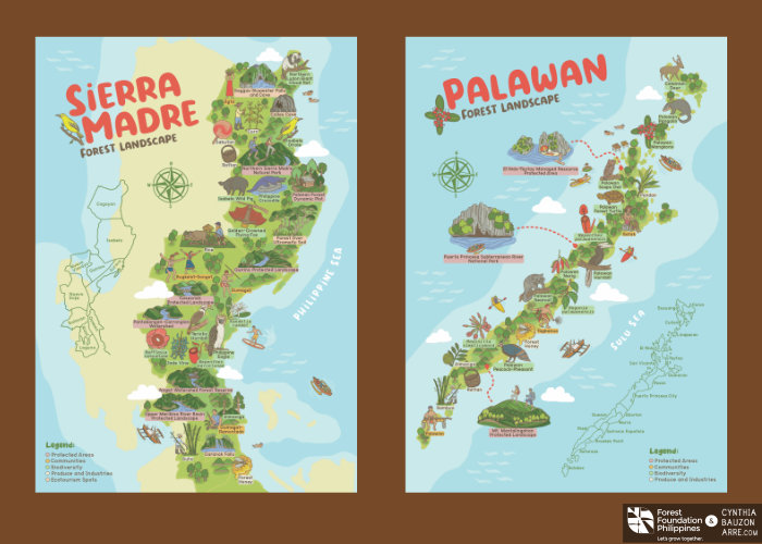 Philippine Forest Landscape Maps - Sierra Madre, Palawan