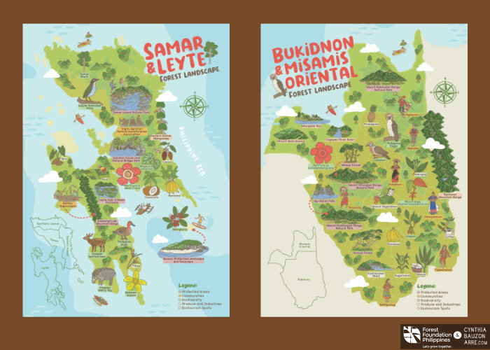 Philippine Forest Landscape Maps - Samar and Leyte, Bukidnon and Misamis Oriental<br />
