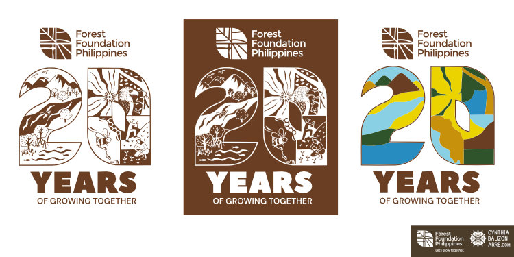 Forest Foundation Philippines 20th Annniversary Branding and Logo Design